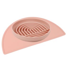 Pet Slow Food Bowl (Color: Pink)